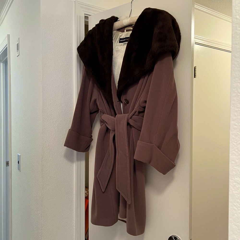 vintage Armani coat
